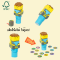 Melissa & Doug Sticker WOW! Activity Pad & Sticker Stamper Bulldozer รุ่น 50244 สมุดกิจกรรม ตัวปั้มสติ๊กเกอร์ WOW! ตีมรถแม๊คโค พร้อมสติ๊กเกอร์ 300 ดวง