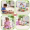 Melissa & Doug Blockables Vehicles Play Set รุ่น 50277 บล๊อกไม้ ตัวต่อ ชิ้นใหญ่ รุ่นรถ 54 ชิ้น ของเล่น STEM พกพาง่าย