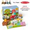 Melissa & Doug Blockables Farm Play Set รุ่น 50278 บล๊อกไม้ ตัวต่อ ชิ้นใหญ่ รุ่นฟาร์ม 56 ชิ้น ของเล่น STEM พกพาง่าย