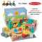 Melissa & Doug Blockables Town Play Set รุ่น 50279 บล๊อกไม้ ตัวต่อ ชิ้นใหญ่ รุ่นสร้างเมือง 73 ชิ้น ของเล่น STEM พกพาง่าย