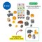 Melissa & Doug Blockables Woodland Friends Play Set รุ่น 50421 บล๊อกไม้ ตัวต่อ ชิ้นใหญ่ รุ่นสัตว์ 16 ชิ้น ของเล่น STEM พกพาง่าย