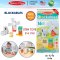Melissa & Doug Blockables Farm Friends Play Sett รุ่น 50422 บล๊อกไม้ ตัวต่อ ชิ้นใหญ่ รุ่นฟาร์ม 16 ชิ้น ของเล่น STEM พกพาง่าย