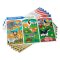 Melissa & Doug Write-A-Mat Learning Mat Animals รุ่น 5047 แผ่นเรียนรู้ 2 ด้าน รองจานทานข้าว เขียน & ระบายสีแล้วลบออกได้ รุ่นสัตว์