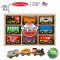 Melissa & Doug Magnetic Wooden Train Cars รุ่น 5186 รถของเล่น ชุดรถไฟ ต่อลากเป็นขบวนได้