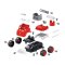 Buki France Fire truck RC รุ่น 9022 รถดับเพลิงบังคับวิทยุ DIYประกอบเอง พร้อมเสียงเอฟเฟกต์