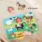 Melissa & Doug Farm Wooden Peg Puzzle - 8 pcs รุ่น 9050 พัซเซิลไม้หมุดจับ มีตุ่ม รุ่นฟาร์ม