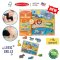 Melissa & Doug Safari Animal Wooden Peg Puzzle - 7 Pieces รุ่น 9054 พัซเซิลไม้หมุดจับ มีตุ่ม รุ่นซาฟารี