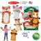 Melissa & Doug Zoo Friends Hand Puppet รุ่น 9081 หุ่นมือ รุ่นสวนสัตว์ ตุ๊กตามือ ขนาด 24 cm x 4 ตัว