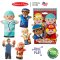 Melissa & Doug Jolly Helpers Hand Puppet รุ่น 9086 หุ่นมือ รุ่นอาชีพ ตุ๊กตามือ ขนาด 24 cm x 4 ตัว