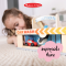 Melissa & Doug Wooden Service Station Parking Garage รุ่น 9271 ของเล่นโรงจอดรถ ร้านล้างรถคาร์วอช ที่จอดรถ & ปั๊มน้ำมัน เติมน้ำมัน