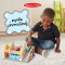 Melissa & Doug Wooden Service Station Parking Garage รุ่น 9271 ของเล่นโรงจอดรถ ร้านล้างรถคาร์วอช ที่จอดรถ & ปั๊มน้ำมัน เติมน้ำมัน