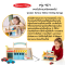 Melissa & Doug Wooden Service Station Parking Garage รุ่น 9271 ของเล่นโรงจอดรถ ร้านล้างรถคาร์วอช ที่จอดรถ & ปั๊มน้ำมัน เติมน้ำมัน