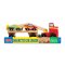 Melissa & Doug Magnetic Car Loader รุ่น 9390 รถของเล่น รถแข่ง รุ่นรถแข่ง 4 คัน ยกด้วยแม่เหล็ก