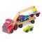 Melissa & Doug Magnetic Car Loader รุ่น 9390 รถของเล่น รถแข่ง รุ่นรถแข่ง 4 คัน ยกด้วยแม่เหล็ก