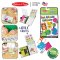 Melissa & Doug On-the-Go Crafts - Felt Friends รุ่น 9420 ของเล่นศิลปะ DIY กิจกรรมตกแต่งสติกเกอร์รูปสัตว์