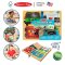 Melissa & Doug Locks Board รุ่น 9540 ของเล่นไขกุญแจชนิดต่างๆ ทักษะจำเป็น ไม่มีชิ้นส่วนให้เก็บ
