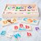 Melissa & Doug ABC Picture Board รุ่น 9786 ชุดพัซเซิลตัวอักษร ของเล่นตัวอักษร โฟนิค จับคู่ตัวใหญ่ เล็ก