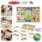 Melissa & Doug ABC Picture Board รุ่น 9786 ชุดพัซเซิลตัวอักษร ของเล่นตัวอักษร โฟนิค จับคู่ตัวใหญ่ เล็ก