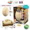 Buki France Dino Mega Egg รุ่น 2137 ไข่ไดโนเสาร์ยักษ์ ขุดค้นฟอสซิล 4 แบบ โมเดล 3D Dinosaur Puzzle