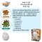 Buki France Magic Egg รุ่น D6G  กล่องสุ่มแช่น้ำ ไข่ไดโนเสาร์
