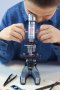 Buki France Microscope 30 experiments รุ่น MS907B กล้องจุลทรรศน์พร้อมชุดทดลอง 30 กิจกรรม ขยาย 3 ระดับ x200 x600 x1200 ปรับโฟกัสง่าย มีไฟ LED ในตัว