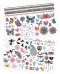 Buki France 75 Wash-Off tattoos – Glitter รุ่น TA004  แทททูลายเด็กผู้หญิง รุ่นกลิตเตอร์ ปลอดภัย 100% Non Toxic