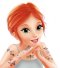 Buki France 75 Wash-Off tattoos – Glitter รุ่น TA004  แทททูลายเด็กผู้หญิง รุ่นกลิตเตอร์ ปลอดภัย 100% Non Toxic