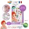 Buki France 75 Wash-Off tattoos – Glitter รุ่น TA004  แทททูลายเด็กผู้หญิง รุ่นกลิตเตอร์ ปลอดภัย 100% Non Toxic