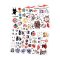 Buki France 75 wash-off tattoos - Manga Kawaï รุ่น TA007  แทททูเด็ก รุ่นตัวการ์ตูนมังงะ ปลอดภัย 100% Non Toxic