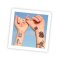 Buki France 75 wash-off tattoos - Manga Kawaï รุ่น TA007  แทททูเด็ก รุ่นตัวการ์ตูนมังงะ ปลอดภัย 100% Non Toxic