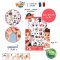 Buki France 75 wash-off tattoos - Manga Kawaï รุ่น TA007  แทททูเด็ก รุ่นตัวการ์ตูนมังงะ ปลอดภัย 100% Non Toxic