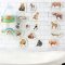 Melissa & Doug รุ่น 31404 Tub Stickables - Wild Animals Soft Shapes Bath Toy ชุดตัวติดผนังลอยน้ำได้ รุ่นสัตว์ มี 20 ชิ้น