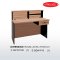 ชุดเคาน์เตอร์เดี่ยว 120 cm พร้อมลิ้นชัก SET3  B-Walnut
