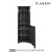 ตู้ทรงสูง ชนิด 1 บานเปิดล่าง - บนโล่ง สี : DARK GREY
