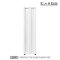 ตู้ทรงสูง 2 บานเปิด ชนิดบานกระจกบน สี : WHITE