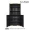ตู้เสื้อผ้า 2 บานแบบทึบ สี : DARK GREY