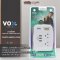 VOX NOVA Series : TRAVEL POWER STRIP รางปลั๊กไฟ 2 ช่องเสียบ 1 สวิตซ์ 3 USB สายยาว 1 เมตร สีขาว