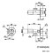 COTTO - CT1053N(HM) สตอปวาล์ว วาล์วเปิด-ปิดน้ำเข้าออก 3 ทาง เข้า 1 ออก 2