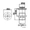 COTTO - CT6702N(HM) สะดืออ่างล้างหน้าแบบกด (ไม่มีรูน้ำล้น)