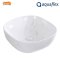 AQUAFLEX รุ่น AQ WHITE-99 อ่างวางบน เซรามิค สีขาวลายหินอ่อน ขนาด 42.5x42.5x14.5 CM