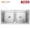 TEKA - T PLUS 2B อ่างล้างจานฝัง 2 หลุม