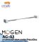 MOGEN รุ่น AC-53  ราวแขวนผ้า สแตนเลสชุบโครมเมียมคุณภาพดี ขนาด 80X616 มม. สีขาว