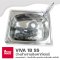 TEKA - VIVA 1B ซิงค์ล้างจาน อ่างล้างจาน 1 หลุม TEKA  รุ่น VIVA 1B สีสแตนเลส เกรดคุณภาพ