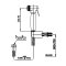 COTTO - CT981BR#(HM) ฝักบัวฉีดชำระ ทองเหลือง พร้อมสาย