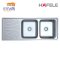 HAFELE - 495.39.413  ซิงค์ฝัง 2หลุม 1ที่พักซ้าย  สเตนเลส