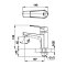 COTTO - CT1215A(HM) ก๊อกเดี่ยวอ่างล้างหน้า ก๊อกน้ำ ก๊อก แบบก้านโยก  รุ่น นิค NIQUE