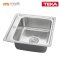 TEKA - ซิงค์ฝังบนเคาน์เตอร์ 1 หลุม LINEA รุ่น V50.50 1B สเตนเลส