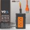 VOX NOVA Series : HEAVY POWER STRIP ปลั๊กบล็อคยาง 2 ช่องเสียบ 1 สวิตซ์ 2 USB สายยาว 5 เมตร สีดำ-ส้ม