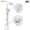 DONMARK รุ่น FN-SL-111 ชุด Rain Shower แบบหัวกลม ปรับน้ำได้ 3 ระดับ