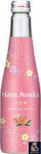 Hana Awaka PEACH Sparkling Sake
